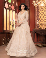 Premium Net Embroidered Lehenga Set | Designer Showroom Collection - KaayaLuxe