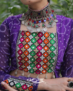 ✨ Bandhani Print Kutchi Patchwork Navratri Lehenga Choli