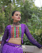 ✨ Bandhani Print Kutchi Patchwork Navratri Lehenga Choli