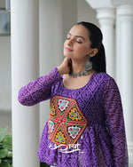 Kora Cotton Gota-Patti Lehenga with Bandhani Kutchi Patchwork | Navratri Collection 2025