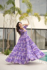 Elira Flared Gown | Premium Readymade Collection 2025