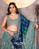 Noor Élan Embroidered Lehenga Set -Kaaya Luxury