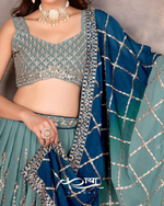 Noor Élan Embroidered Lehenga Set -Kaaya Luxury