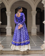 12-Meter Flair Kora Cotton Lehenga with Bandhani Kutchi Patchwork Georgette Kurti| Navratri Collection 2025