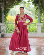 Reyon Kutchi Gamthi Embroidered Festive Kurti| Navratri Collection 2025